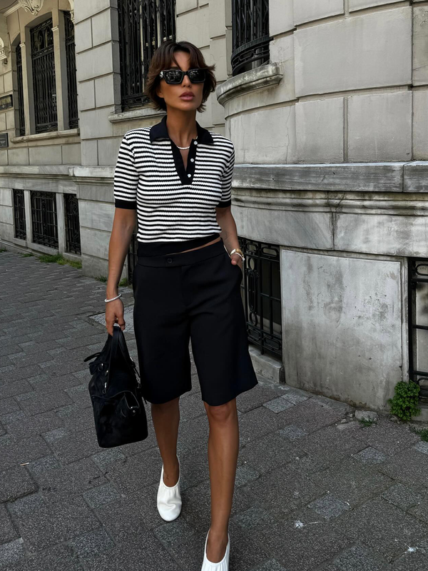 A Look We Love: Long Shorts